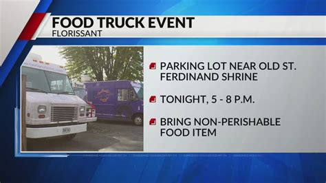 Florissant and Knights of Columbus hosting food truck event tonight